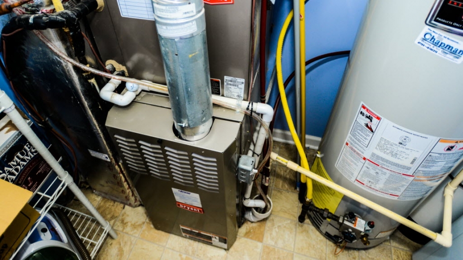 HVAC system in home